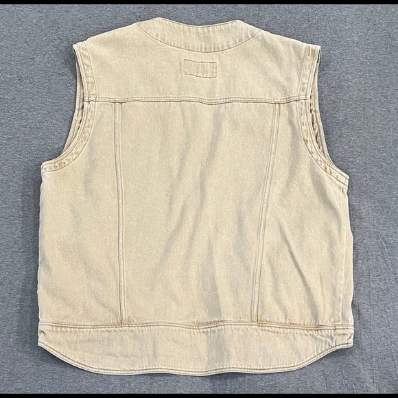 Harley Davidson canvas motorcycle riding vest - Picture 2 of 7